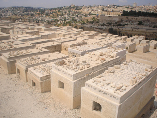 Jerozolima-cmentarz żydowski na Górze Oliwnej