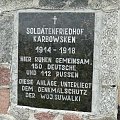 Cmentarz Wojenny w Karbowskich 1915-1918. Miejsce spoczynku 150 żołnierzy Niemieckich i 112 żołnierzy Rosyjskich #Karbowskie
