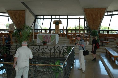 KAFARNAUM-wnętrze kościeła wybudowanego nad domem Św.Piotra #ZIEMIAŚWIĘTA