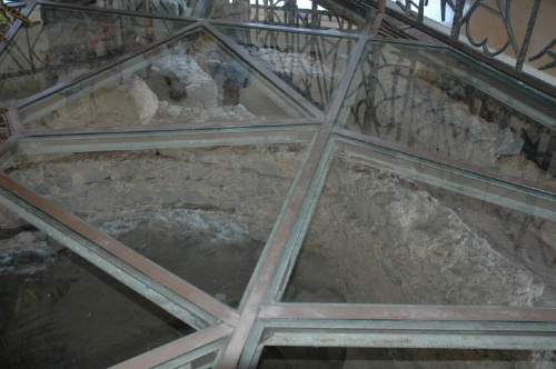 KAFARNAUM-szklana posadzka w kościele nad domem Św.Piotra #ZIEMIAŚWIĘTA