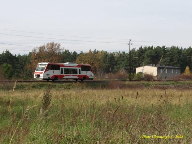 Okolice Piły - 26.10.2008 #kolej #PKP #jesień