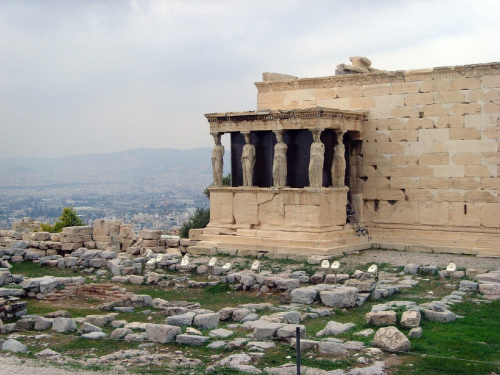 Zwiedzamy Ateny, Akropol #ateny #grecja #akropol #kariatydy