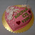 Tort dla kochanej Violi #Tort #Serce