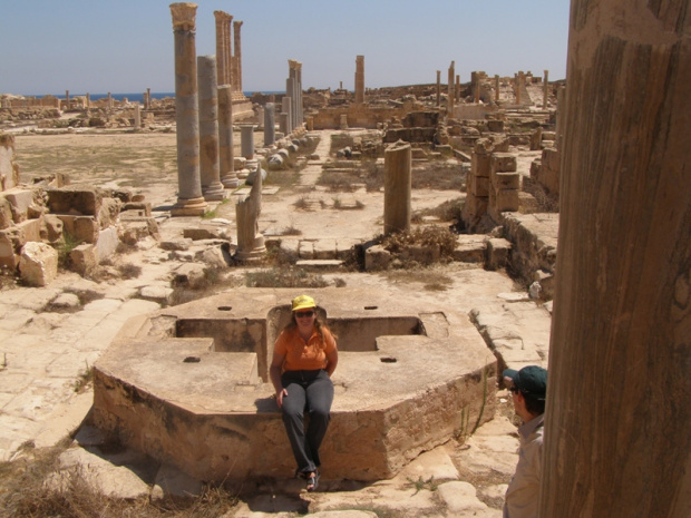 Starorzymskie miasto z I i II w. n.e. - wpisane na listę UNESCO na 5 miejscu w Libii. Bazylika