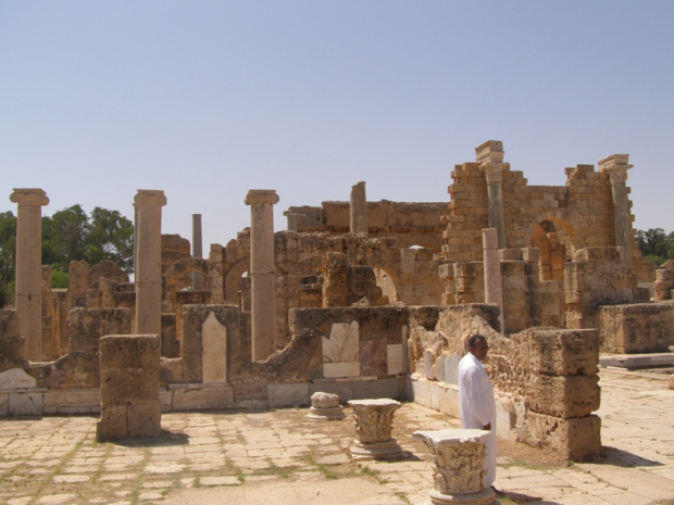 Leptis Magna - Łaźnia Hadriana z początku 2 w n.e.