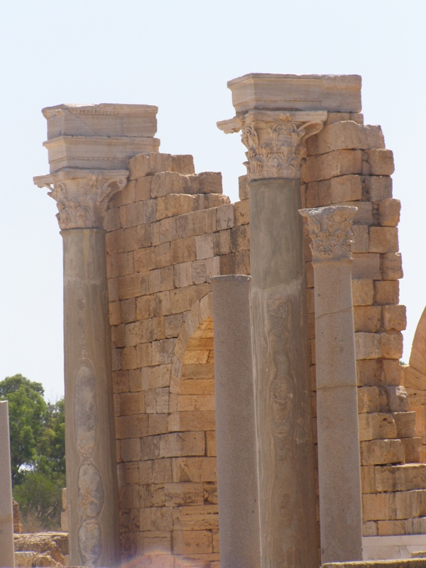 Leptis Magna - Łaźnia Hadriana z początku 2 w n.e.