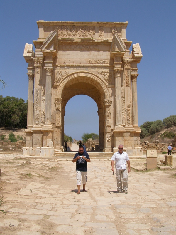 Leptis Magna - Łuk Severiusa Septimusa z 203 roku n.e.