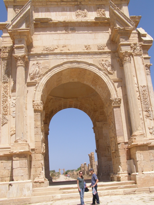 Leptis Magna - Łuk Septimusa Severiusa z 203 roku n.e.