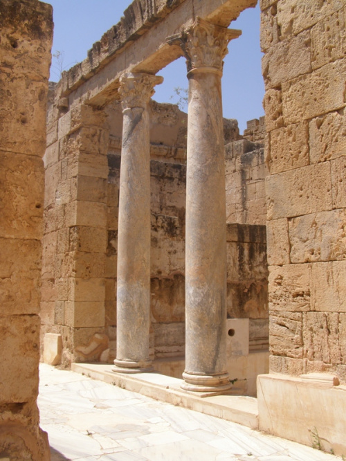 Leptis Magna - Łaźnia Hadriana z początku 2 w n.e.