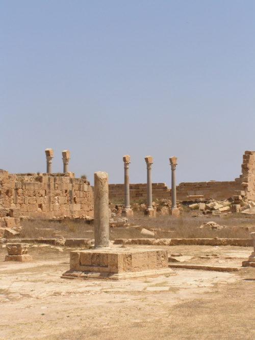 Leptis Magna - Łaźnia Hadriana z początku 2 w n.e.