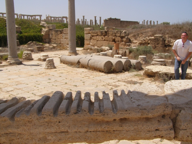 Leptis Magna - Market wybydowany 9 i 8 lat p.n.e. przebudowany 2 stulecia później