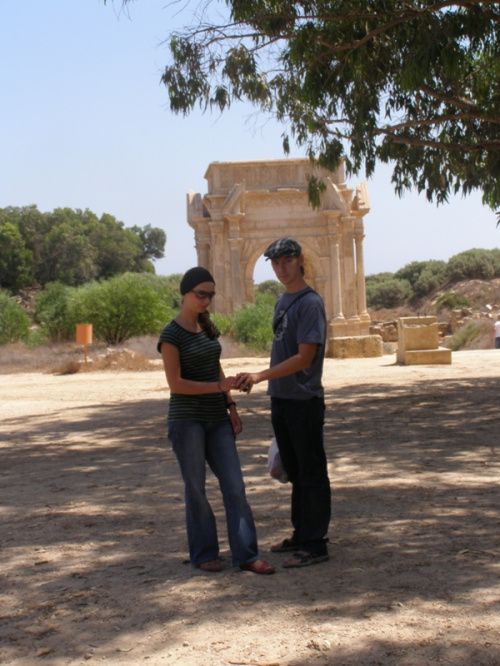 Leptis Magna - Łuk Septimusa Severiusa z 203 roku n.e.