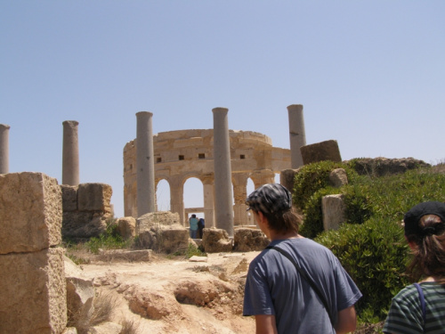 Leptis Magna - Market wybydowany 9 i 8 lat p.n.e. przebudowany 2 stulecia później