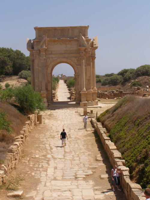 Leptis Magna - Łuk Septimusa Severiusa z 203 roku n.e.