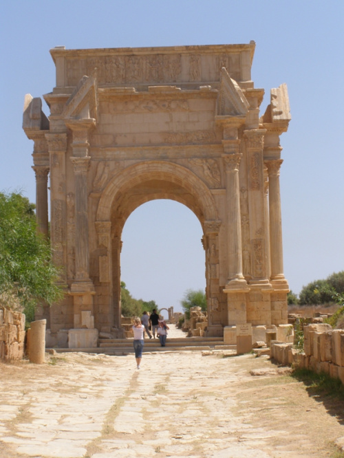 Leptis Magna - Łuk Septimusa Severiusa z 203 roku n.e.