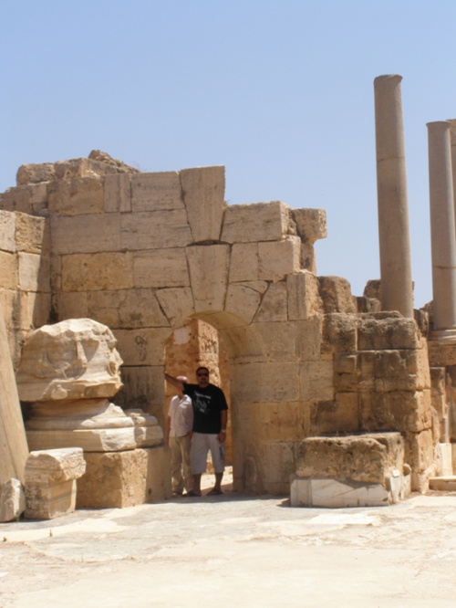 Leptis Magna - Łaźnia Hadriana z początku 2 w n.e.