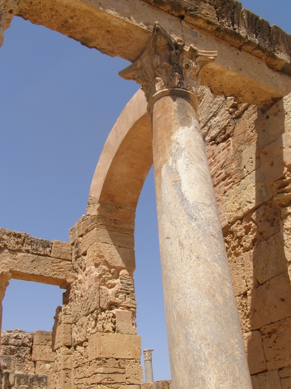 Leptis Magna - Łaźnia Hadriana z początku 2 w n.e.