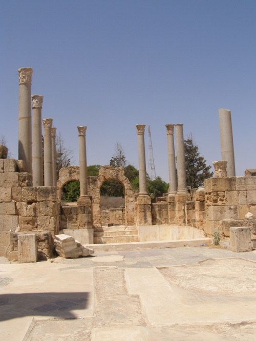 Leptis Magna - Łaźnia Hadriana z początku 2 w n.e.