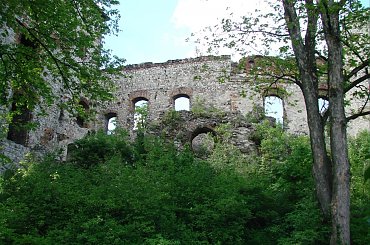 Ruiny zameku Tęczyn (Tenczyn) w Rudnie #Ruiny #zamek #Tęczyn #Rudno #Polska #wies