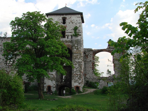 Ruiny zameku Tęczyn (Tenczyn) w Rudnie #Ruiny #zamek #Tęczyn #Rudno #Polska #wies