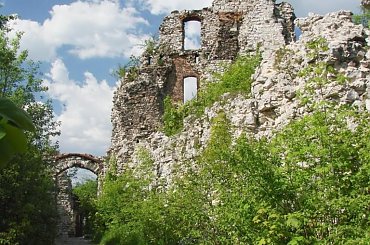 Ruiny zameku Tęczyn (Tenczyn) w Rudnie #Ruiny #zamek #Tęczyn #Rudno #Polska #wies