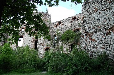 Ruiny zameku Tęczyn (Tenczyn) w Rudnie #Ruiny #zamek #Tęczyn #Rudno #Polska #wies