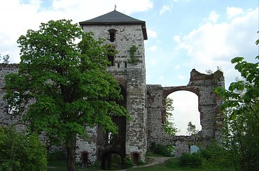 Ruiny zameku Tęczyn (Tenczyn) w Rudnie #Ruiny #zamek #Tęczyn #Rudno #Polska #wies