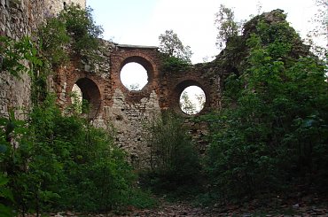 Ruiny zameku Tęczyn (Tenczyn) w Rudnie #Ruiny #zamek #Tęczyn #Rudno #Polska #wies