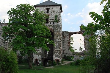 Ruiny zamku Tęczyn (Tenczyn) w Rudnie #Polska #Zamek #Runiy #Tęczyn #Rudno #Wieś