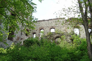 Ruiny zameku Tęczyn (Tenczyn) w Rudnie #Ruiny #zamek #Tęczyn #Rudno #Polska #wies
