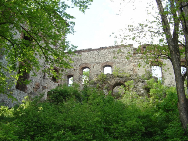 Ruiny zameku Tęczyn (Tenczyn) w Rudnie #Ruiny #zamek #Tęczyn #Rudno #Polska #wies