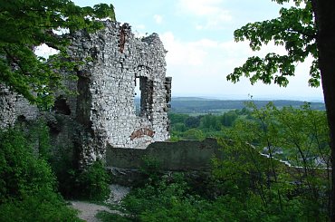 Ruiny zameku Tęczyn (Tenczyn) w Rudnie #Ruiny #zamek #Tęczyn #Rudno #Polska #wies