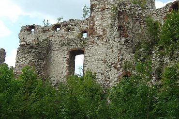 Ruiny zameku Tęczyn (Tenczyn) w Rudnie #Ruiny #zamek #Tęczyn #Rudno #Polska #wies
