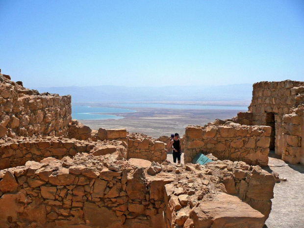 Masada siedziba Króla Heroda wysoko w górach