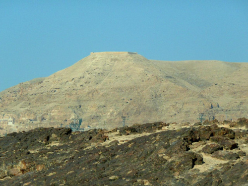 Góra Kuszenia obok Jerycha na Pustyni Negew.