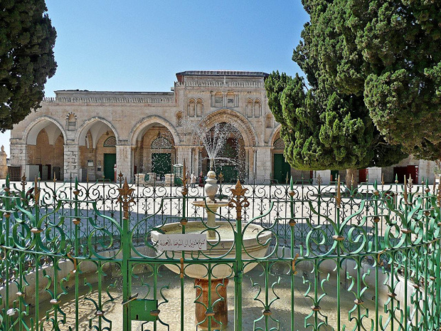 Wzgórze Świątynne. Meczet El Aqsa.