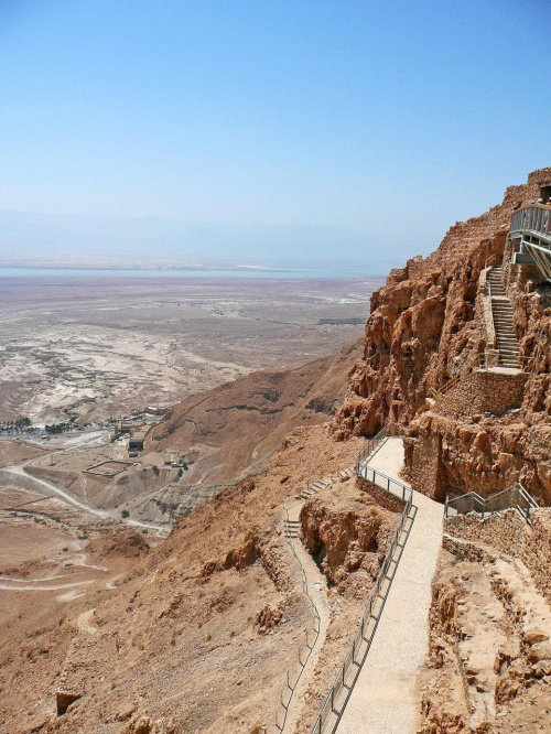Masada siedziba Króla Heroda wysoko w górach
