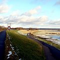nastepne widoki ze sciezki rowerowej w Schwedt........ #miedzyodrze #zima #Schwedt