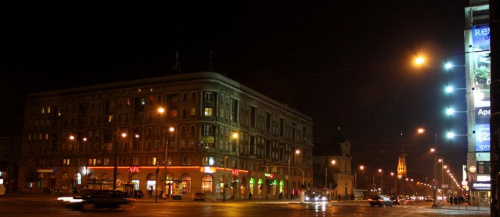 Nocny spacerek po Warszawie...