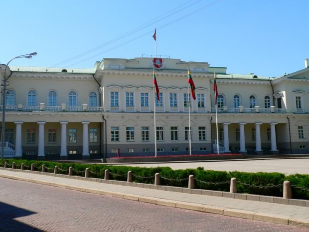 Wilno pałac prezydencki.
Vilnius president's palace.