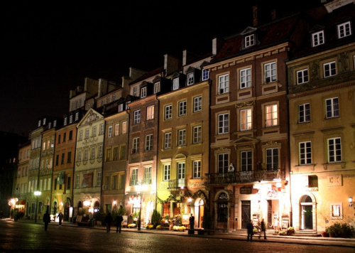 Nocny spacerek po Warszawie...