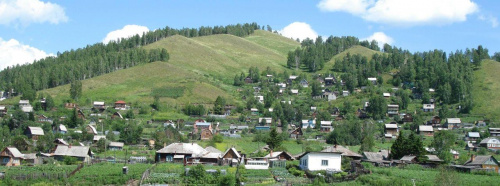 widoczek z pociagu. Relcja Tomsk-Irkutsk okolo 1600km.