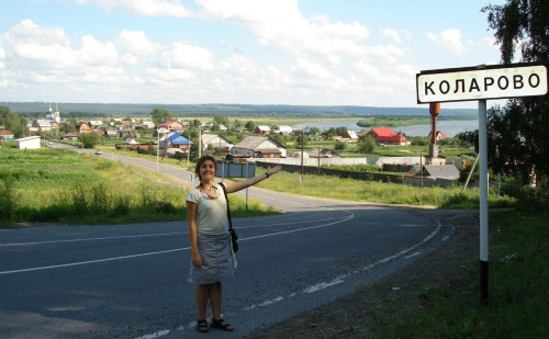 Malutka syberysjka wioseczka-KOLAROWO,niedaleko od Tomska.Syberia.