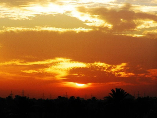 30.11.2008 zachód słońca