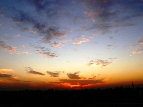 30.11.2008 zachód słońca
