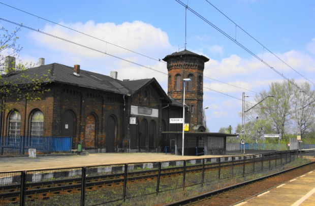 Widok na stację kolejową