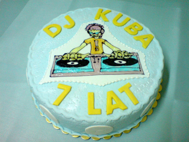 tort dla młodego DJ KUBY #tort #muzyka #techno #urodziny