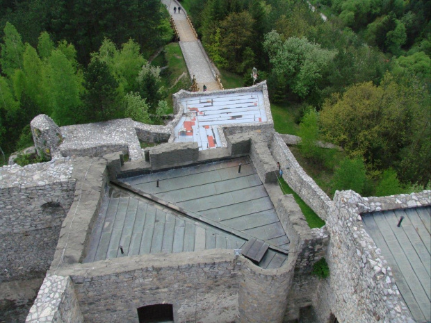 Ruiny Zamku Streczno (Hrad Strečno) Słowacja #ruiny #zamek #Streczno #Słowacja