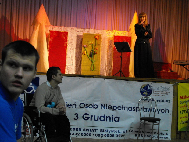 Międzynarodowy Dzień Osób Niepełnosprawnych 2008, 03.12.2008, Białystok
