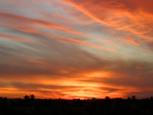 Zachód słońca 08.12.2008